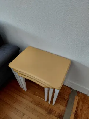 3 unités de petit table