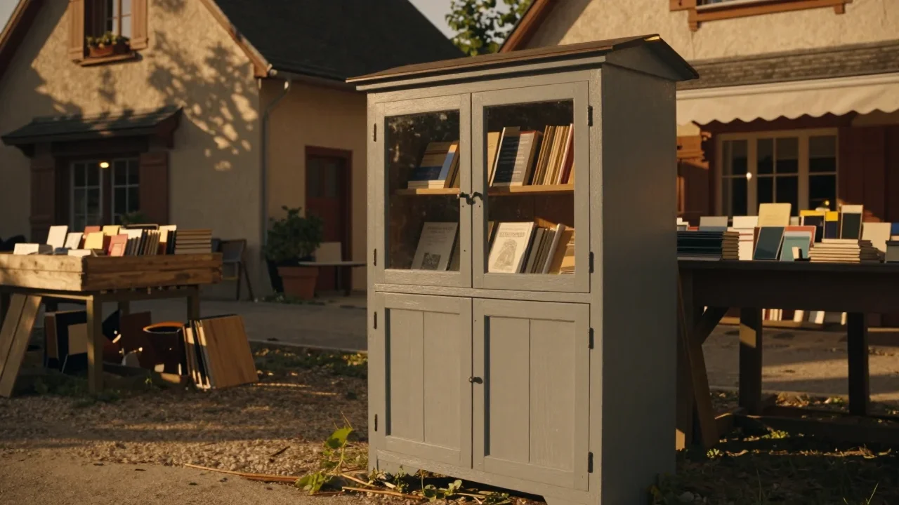 Étui à outils cosmétiques nettoyé et révisé sur table de travail avant vente