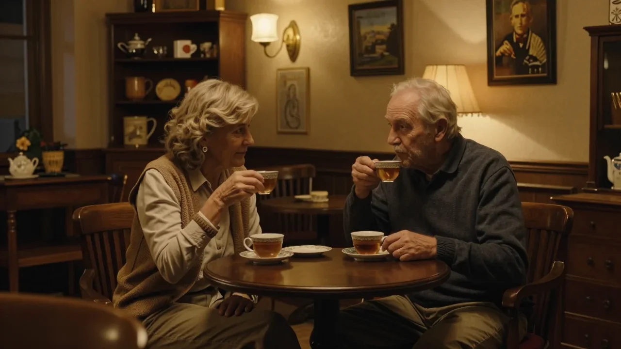 Service d'argent avec poinçons visibles posé sur papier blanc, lumière naturelle