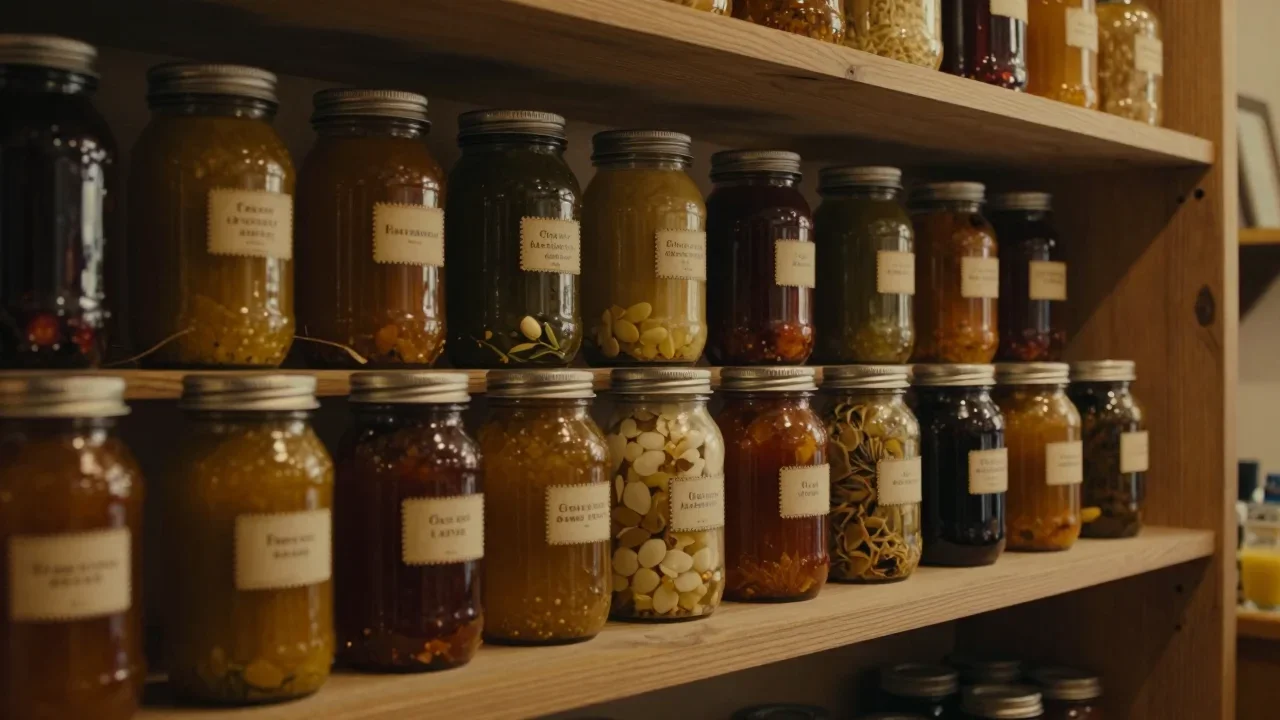 Collection de pièces de franc français anciennes disposées sur un fond blanc avec une règle graduée et des pochettes d'archivage transparentes