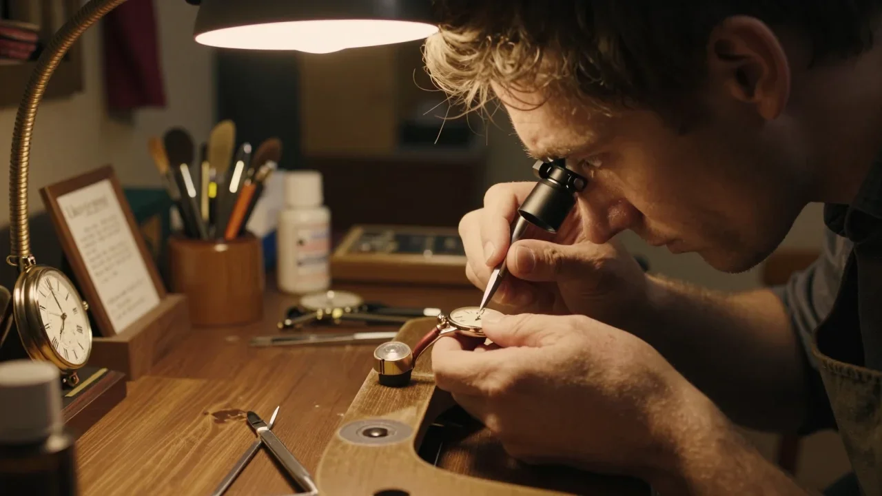 Machine à grains nettoyée sur drap blanc avec outils et notice technique