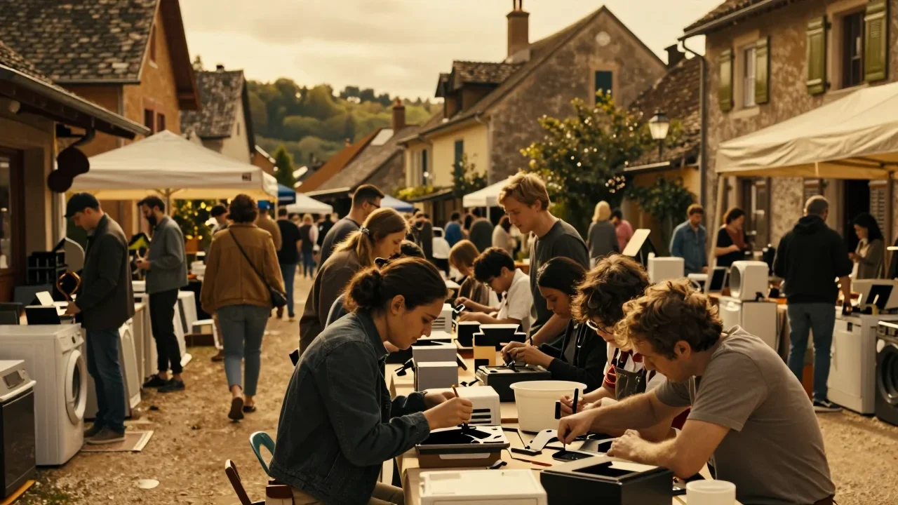 Vue rapprochée des coutures inférieures d'un canapé d'angle en tissu gris avec mesure de tension et lumière naturelle