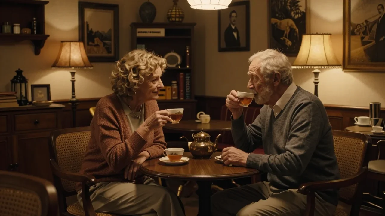 Microphone électrostatique de studio posé sur un pupitre avec courbe de réponse imprimée et outil de mesure numérique