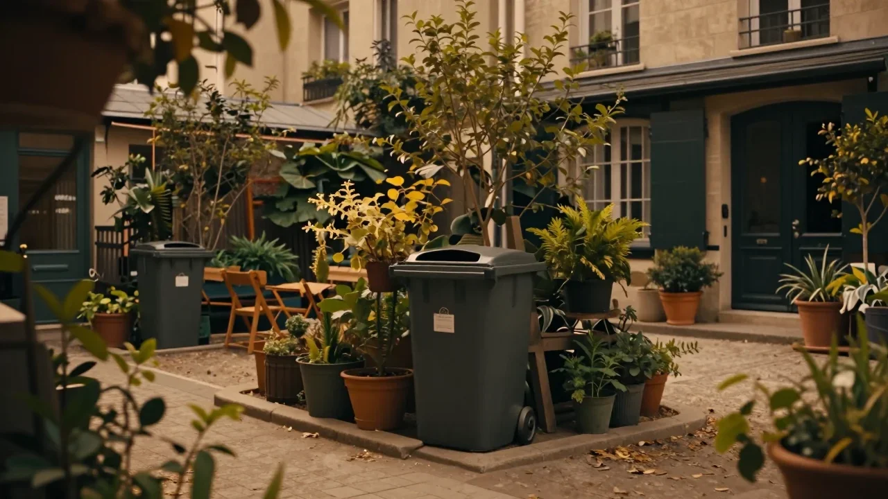 Jeu de société complet ouvert sur une table en bois clair avec pions et dés disposés pour inspection