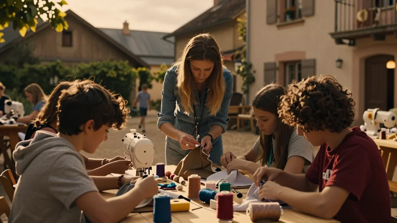 Miroir ancien à cadre doré avec craquelures de vernis et usure naturelle sur les arêtes