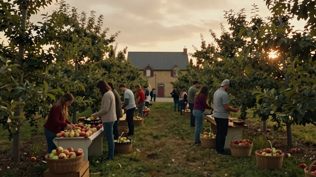 Service à couverts en argent sterling posé sur une table en bois clair avec un chiffon microfibre et un pinceau doux