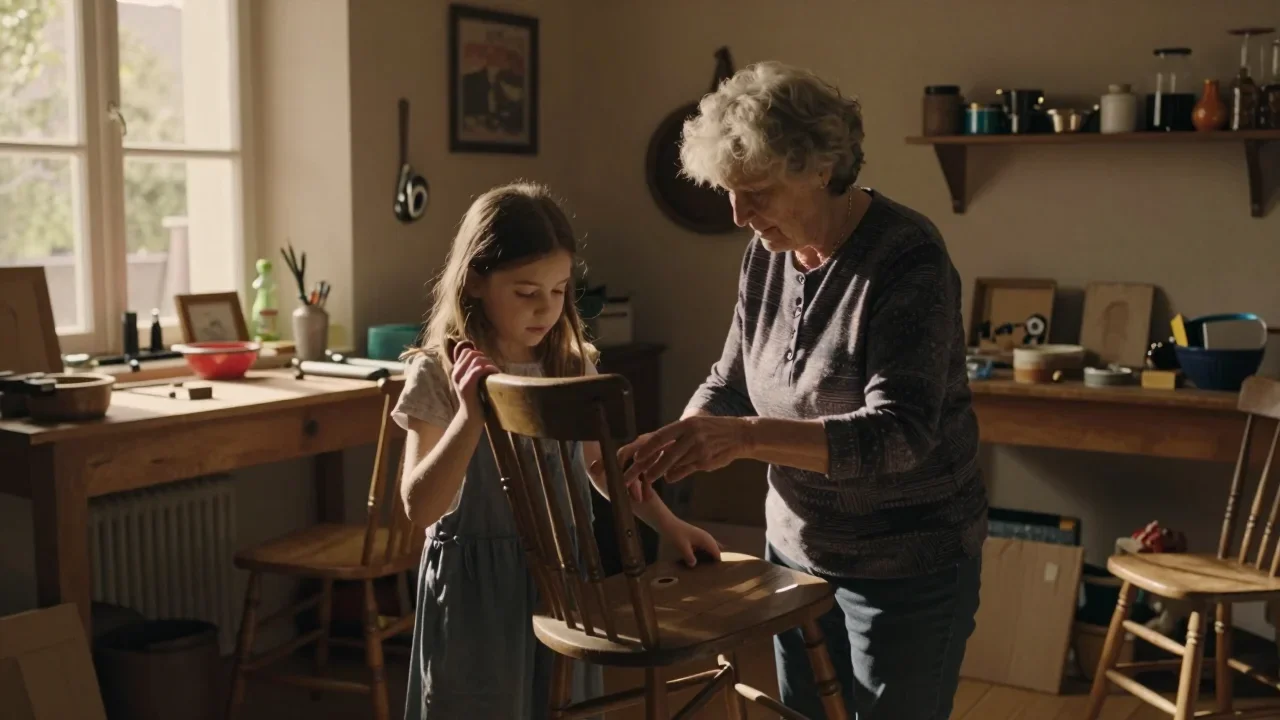 Thermos isotherme vintage en acier inox posé sur une table en bois avec un thermomètre de cuisine et une feuille blanche pour l'éclairage naturel