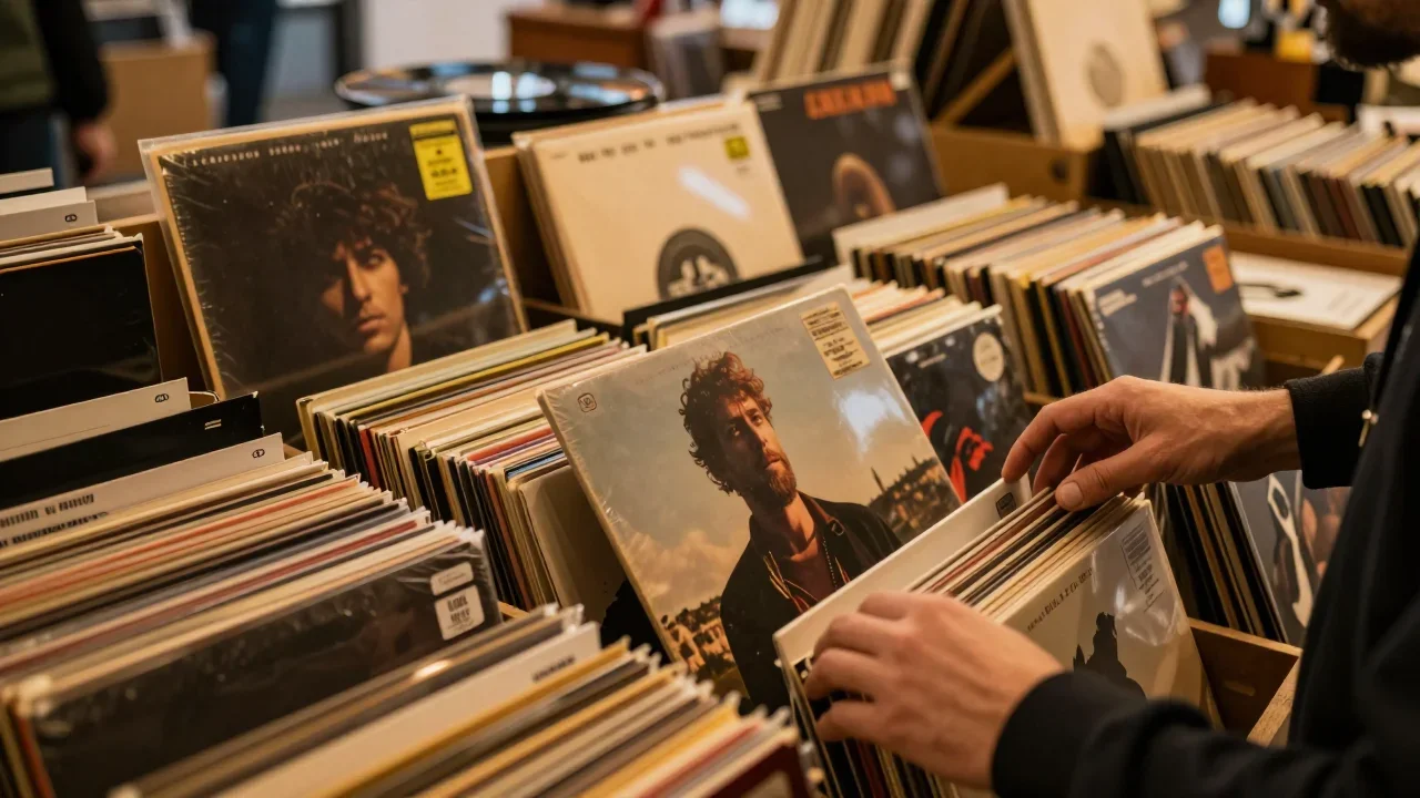 Jeux d'outils de jardin en fonte disposés sur une bâche propre avec mètre ruban pour référence d'échelle