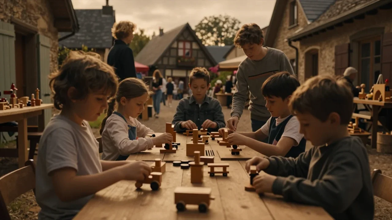 Liseuse électronique noire posée sur une feuille blanche avec lumière naturelle latérale