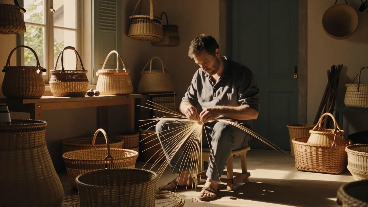 Microphone à membrane large posé sur support, test de directivité avec interface audio et smartphone