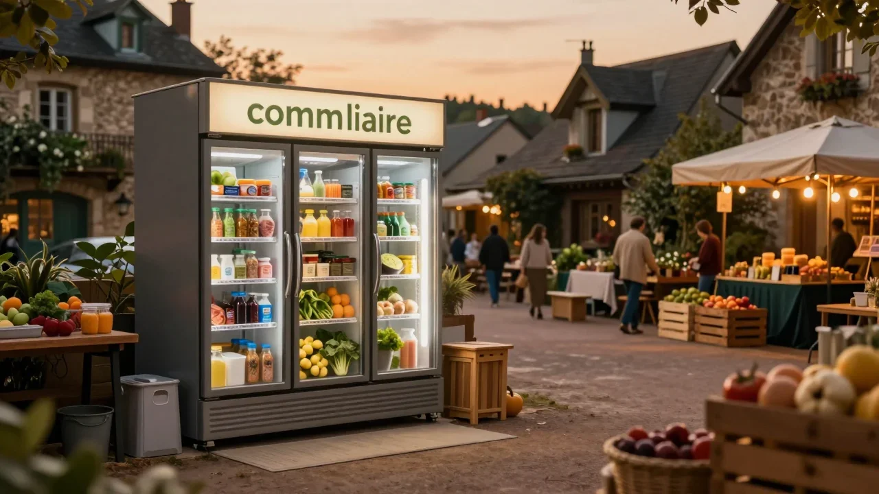 Accordéon diatonique d'occasion posé sur une table en bois avec règle métrique et lumière naturelle