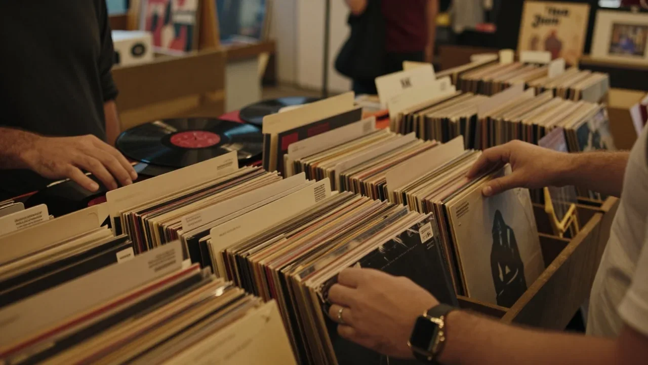 Masque de plongée d'occasion posé sur une surface blanche avec un chiffon microfibre et des outils de nettoyage