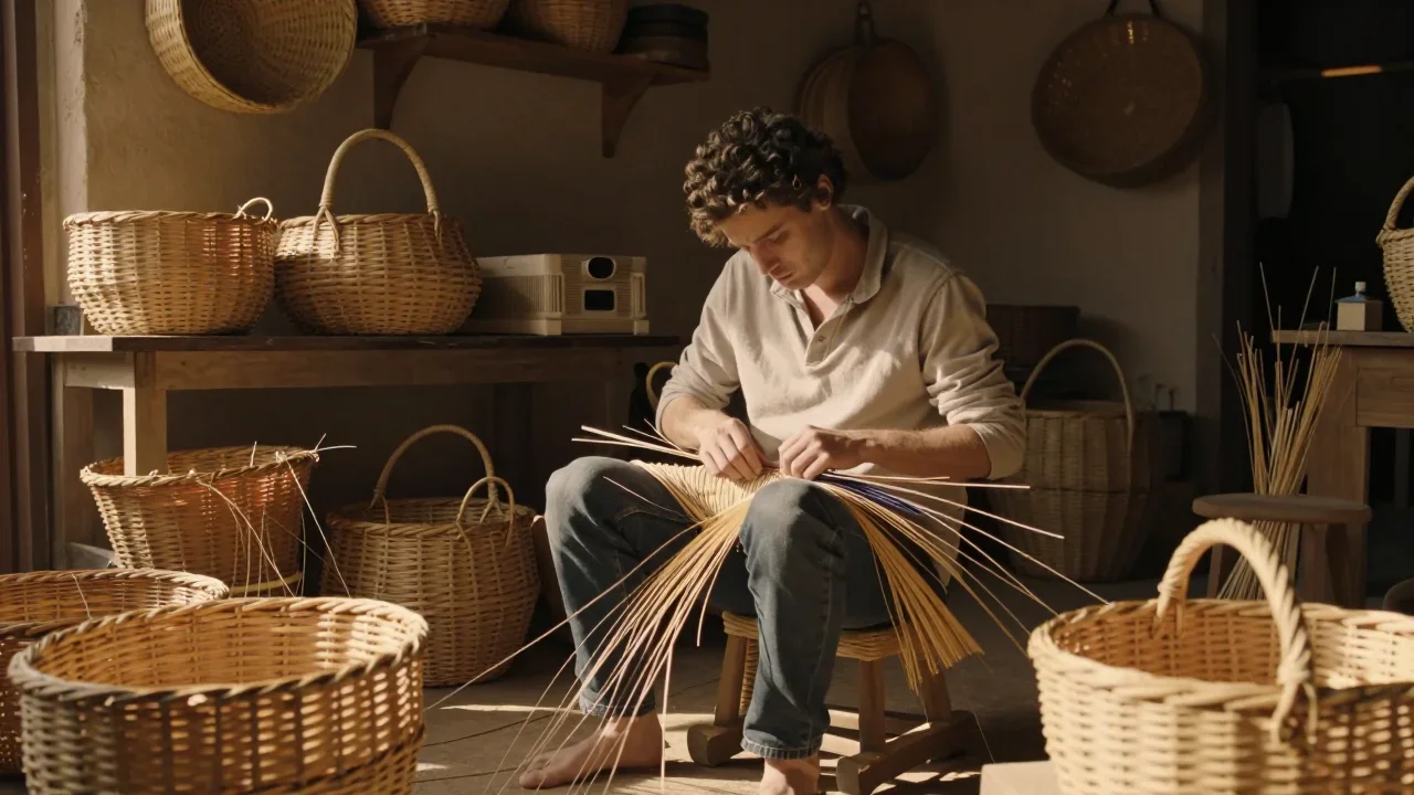 Tablette graphique professionnelle avec stylet posé sur un bureau en bois clair, lumière naturelle latérale