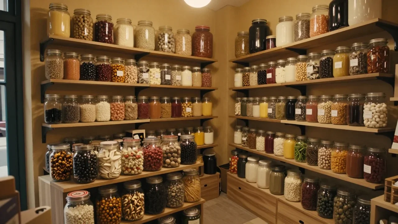 Vidéoprojecteur DLP posé sur une table avec ses filtres nettoyés et un kit d'entretien à côté