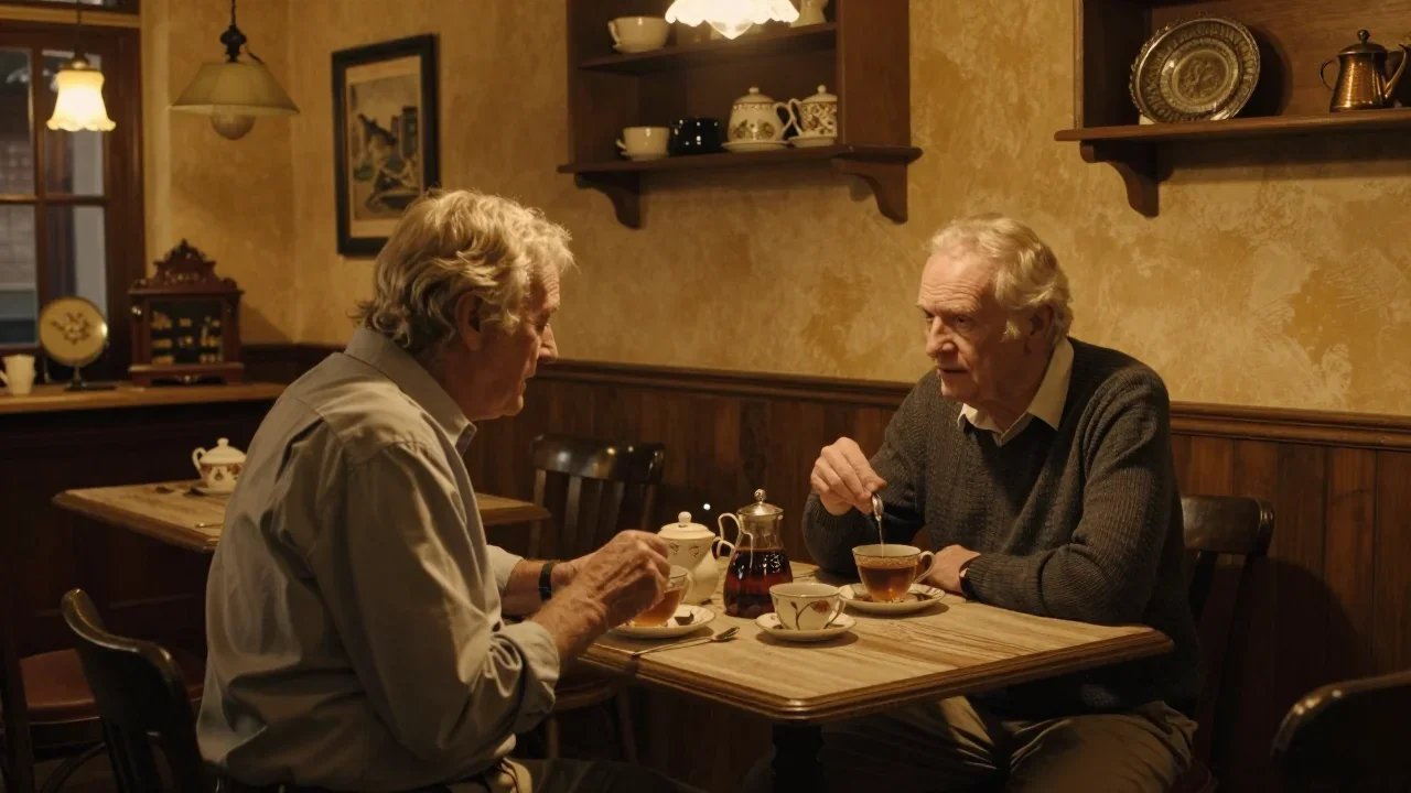 Sac toile cirée vintage posé sur table avec test d'eau et loupe pour inspection des rivets