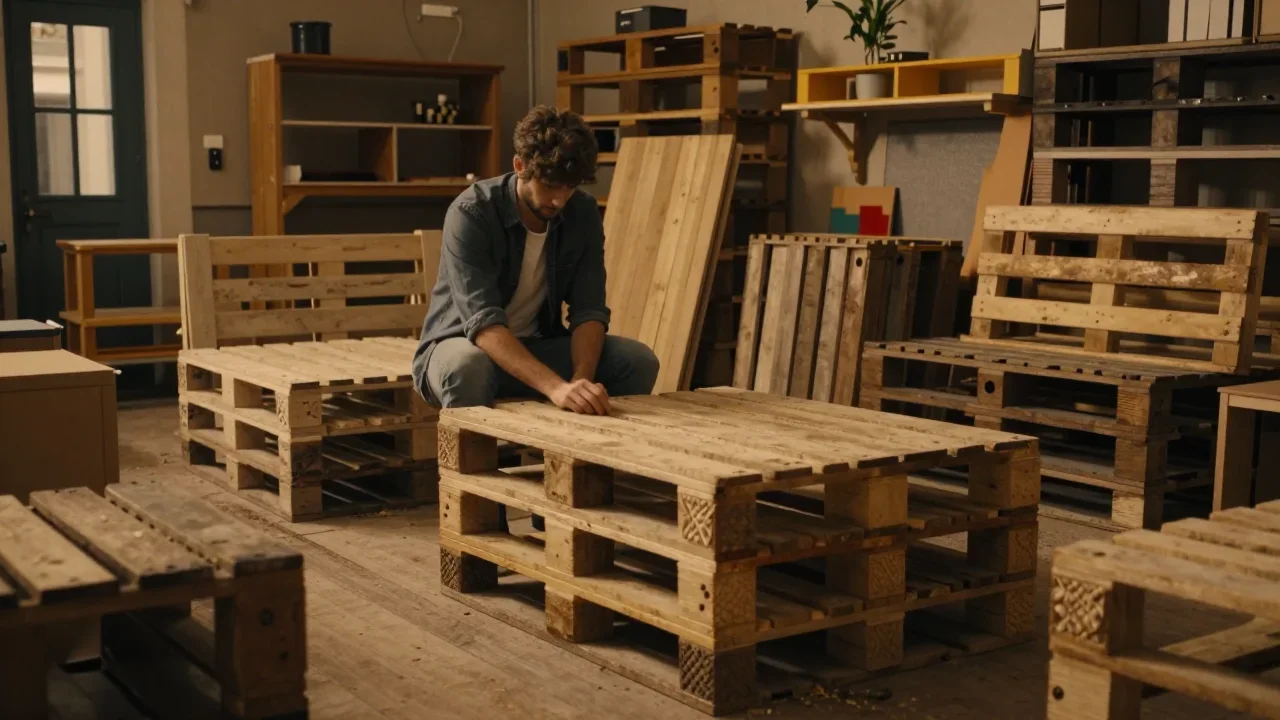 Tapis de fitness en mousse NBR posé à plat avec règle et test tactile visible sur les alvéoles