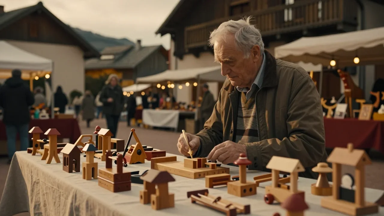 Caméscope VHS professionnel posé sur une table avec une cassette test ouverte et un écran affichant des barres de couleur