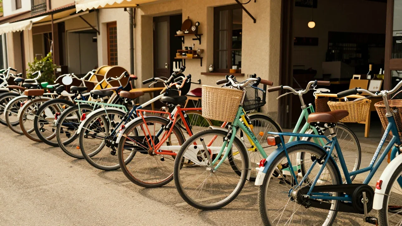 Lampe à pétrole en bronze avec embout démonté et mèche posée sur un fond gris clair