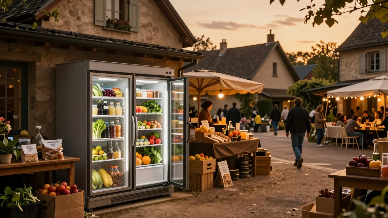Télescope Newtonien ouvert montrant le miroir secondaire et la diagonale sur table de travail