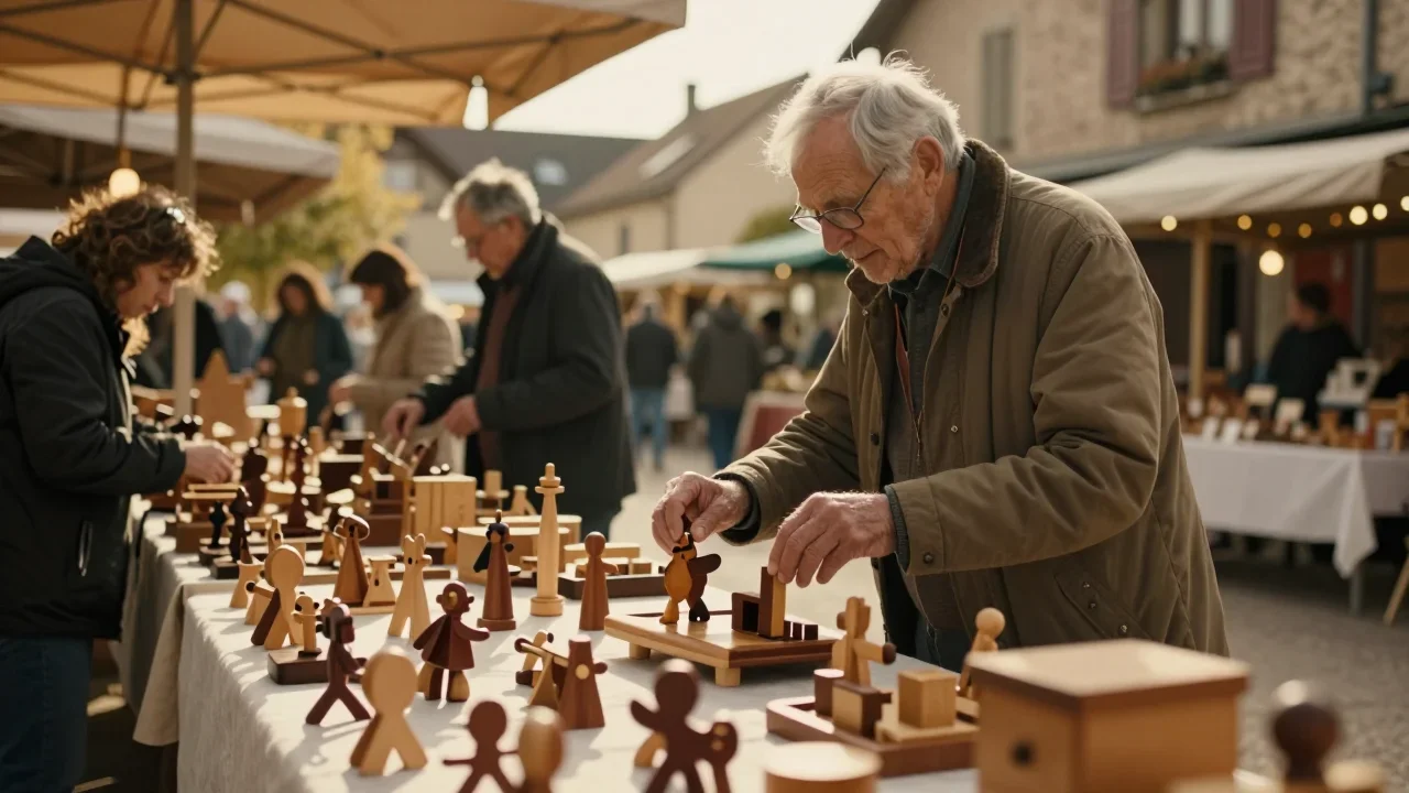 Sac à langer ouvert montrant des compartiments propres et une fermeture éclair testée sur table en bois