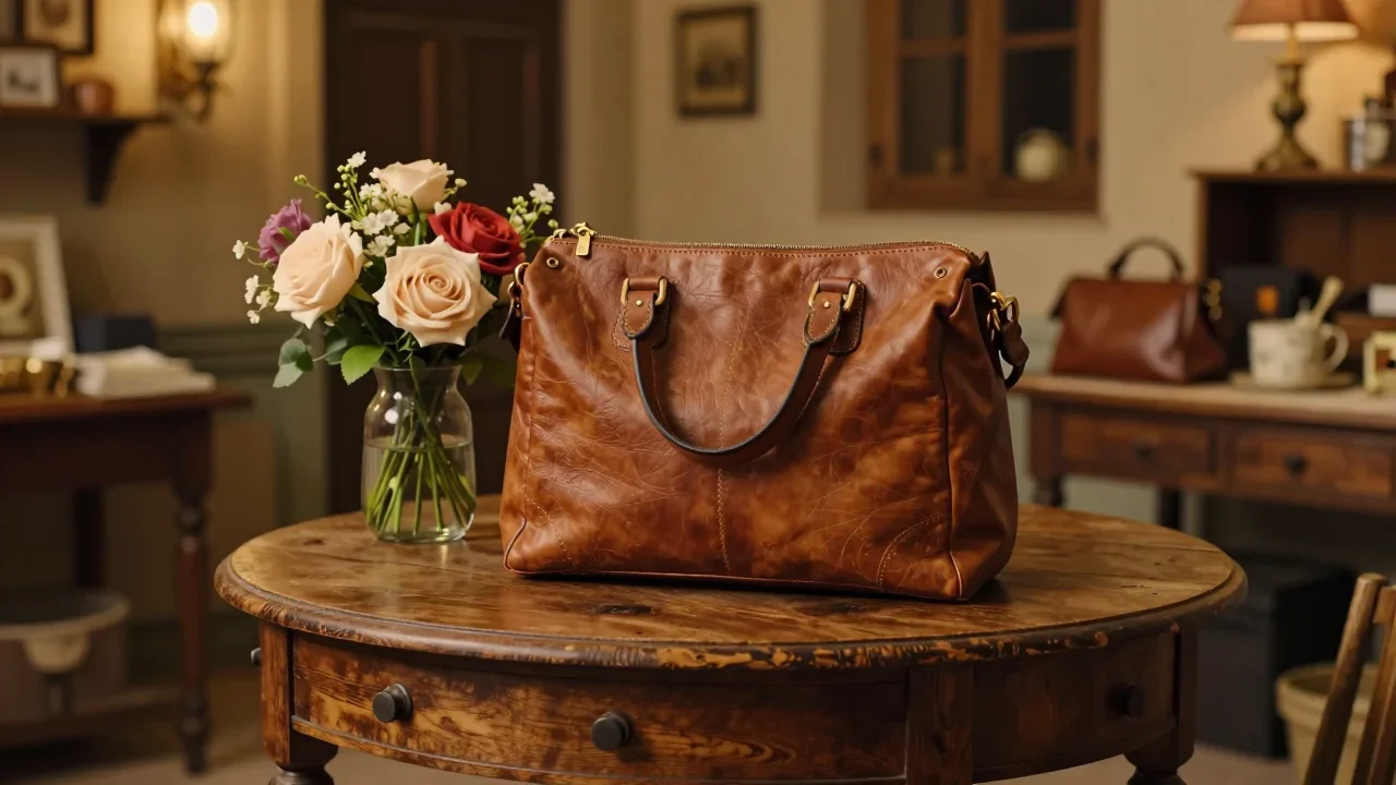 Casque audio professionnel vintage posé sur une table avec un coussinet partiellement effrité et une lampe de vérification