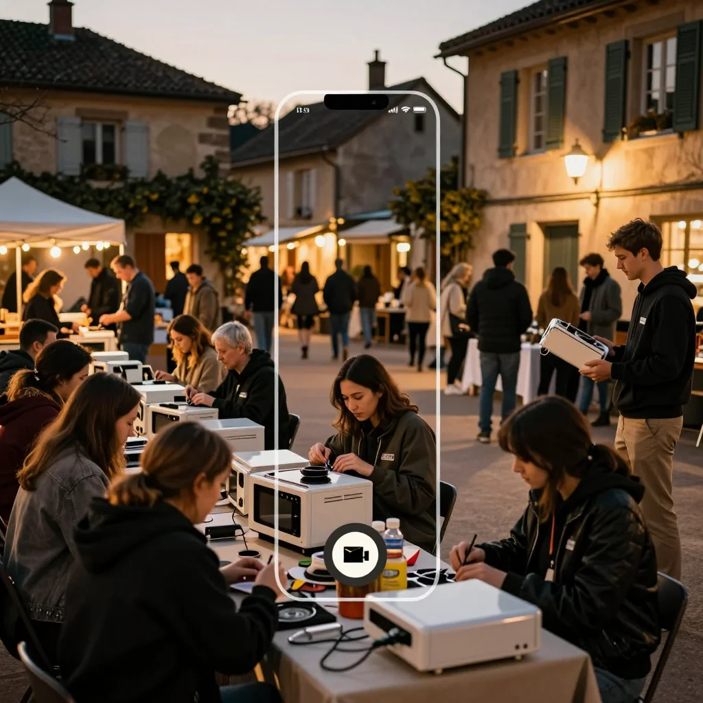 Casque audio studio d'occasion posé sur une table avec ses mousses visibles et son câble déplié - illustration 3