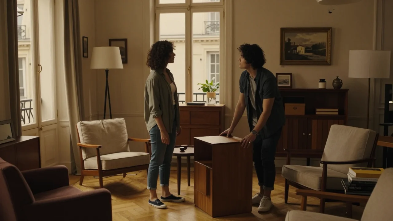 Bouilloire inox d'occasion posée sur son socle, joint visible et étiquette technique lisible - illustration 2