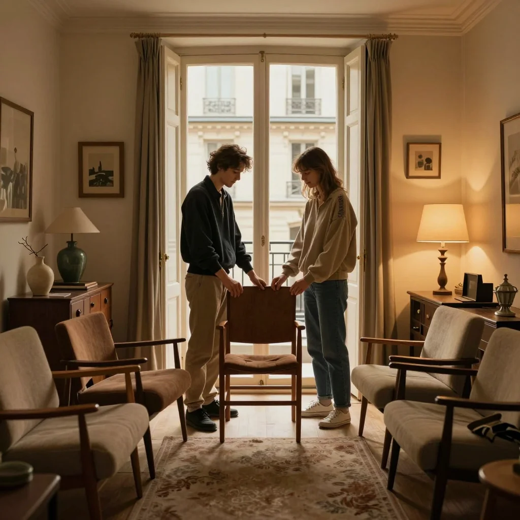 Bouilloire inox d'occasion posée sur son socle, joint visible et étiquette technique lisible - illustration 3