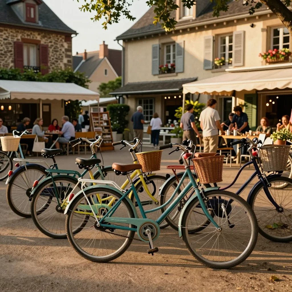 Personne testant le mécanisme de verrouillage d'une poussette légère pliable sur un sol extérieur - illustration 3