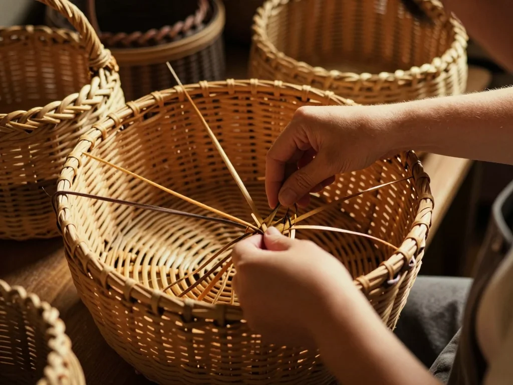 Rails d'un rameur mécanique propre et lubrifié avec un chiffon microfibre, sur fond neutre - illustration 1