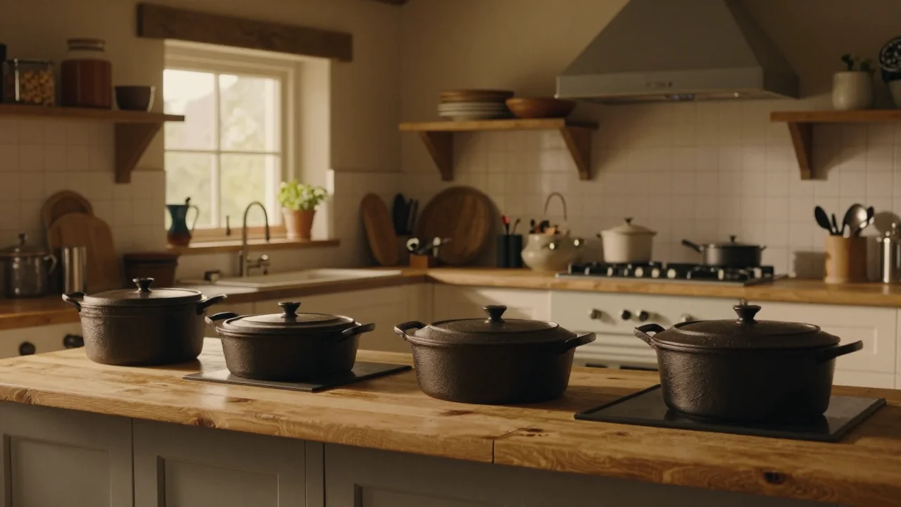 Chemises en carton recyclé imprimées posées sur une table de travail avec un décimètre et des cartes TCG alignées - illustration 2