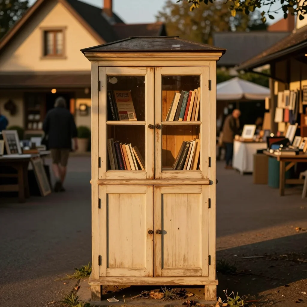 Étui à outils cosmétiques nettoyé et révisé sur table de travail avant vente - illustration 3