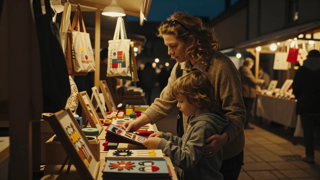 Vélo draisienne en bois posé sur un sol clair, photographié de profil avec éclairage naturel et mètre ruban à côté - illustration 2