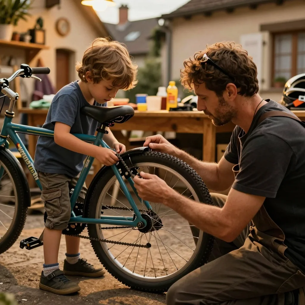 Machine à coudre Brother noire sur table blanche avec accessoires disposés - illustration 3