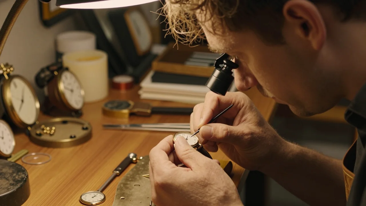 Machine à grains nettoyée sur drap blanc avec outils et notice technique - illustration 2