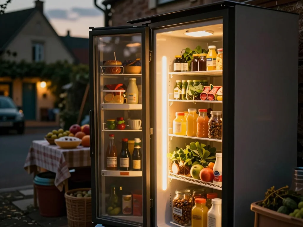 Inspection rapprochée des articulations en aluminium et des charnières d'une poussette double sur un sol en béton clair - illustration 1