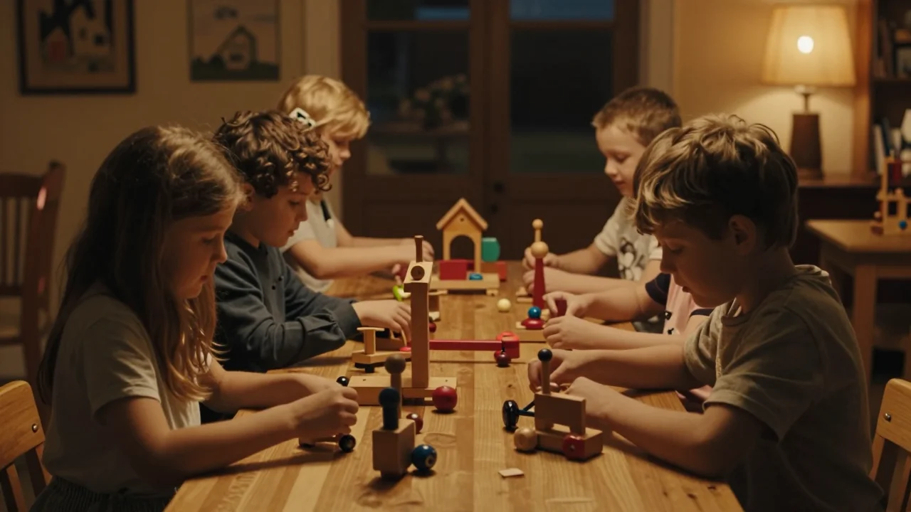 Étui en cuir d'occasion ouvert sur une table de travail, montrant les coutures et la glissière testée - illustration 2