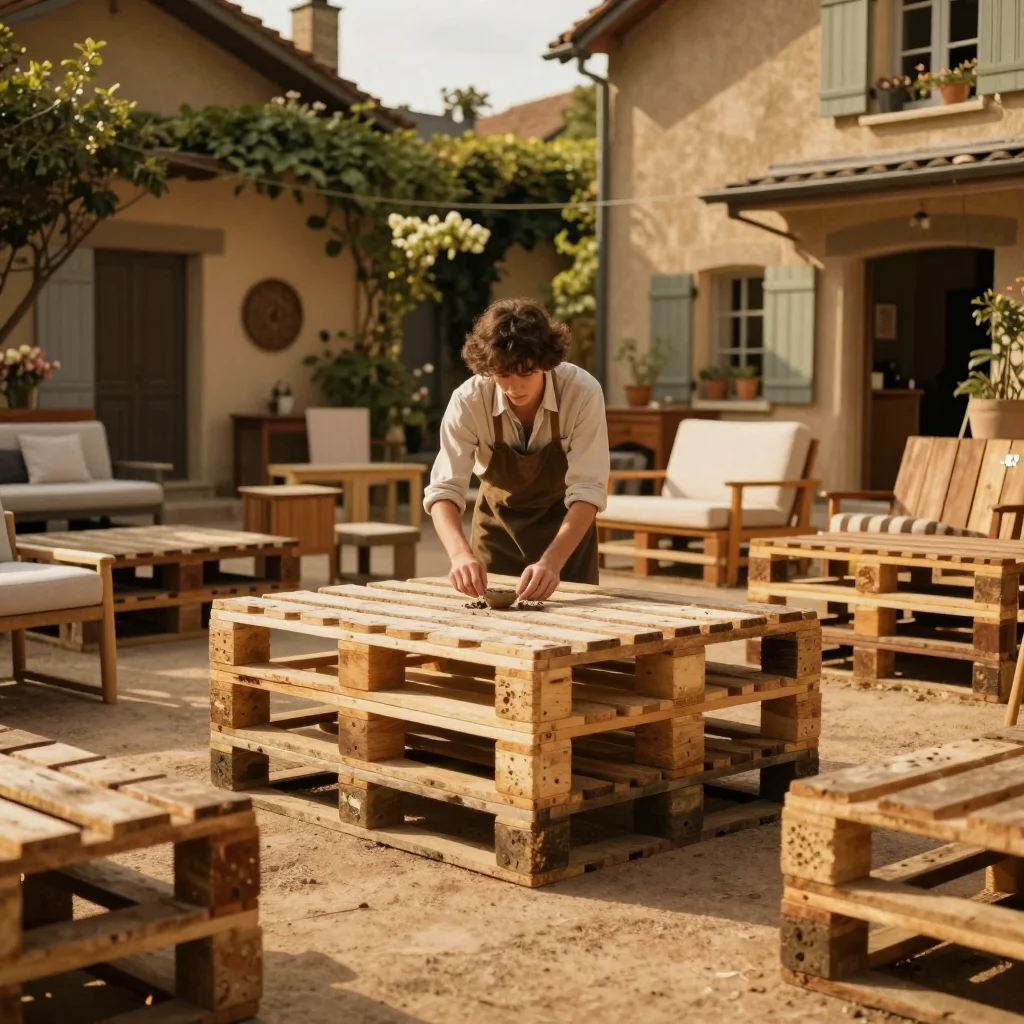 Accordéon diatonique d'occasion posé sur une table, soufflet partiellement ouvert, bouchons liège visibles et plaque signalétique nette - illustration 3