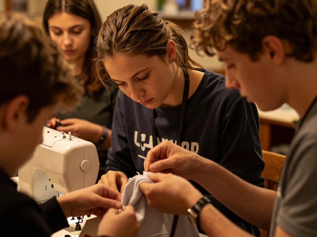 Miroir ancien à cadre doré avec craquelures de vernis et usure naturelle sur les arêtes - illustration 1