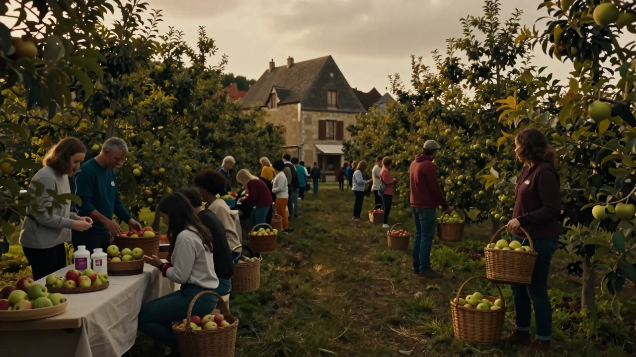 Service à couverts en argent sterling posé sur une table en bois clair avec un chiffon microfibre et un pinceau doux - illustration 2
