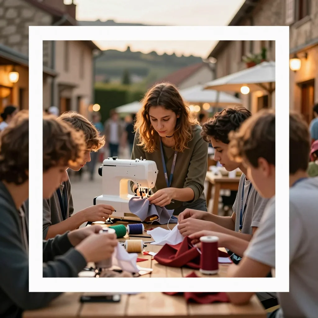 Livre d art grand format ouvert sur table, règle de mesure et lampe led pour inspection des charnières et rousseures - illustration 3