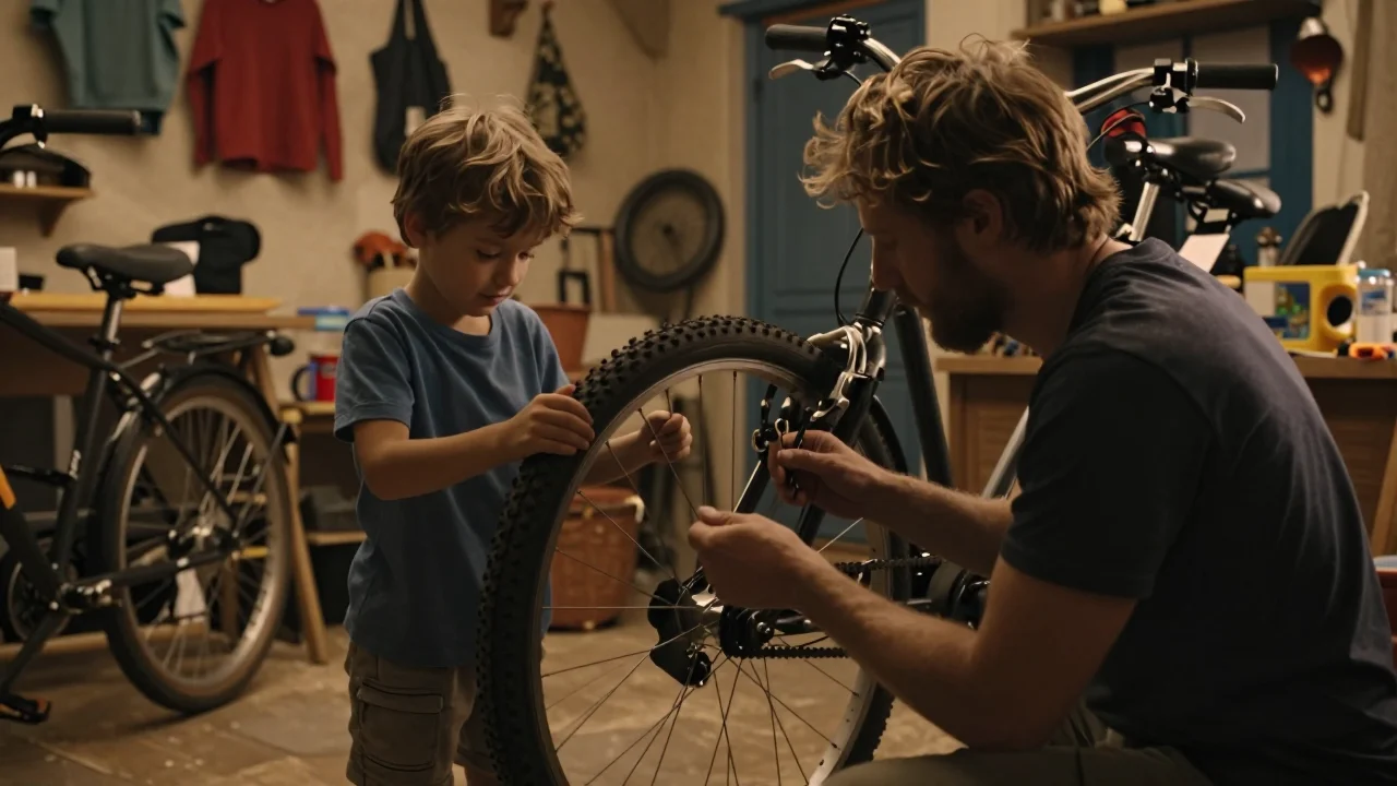Gros plan sur un joint en silicone noir posé à côté d'un réservoir métallique de table à repasser thermique sous éclairage naturel. - illustration 2
