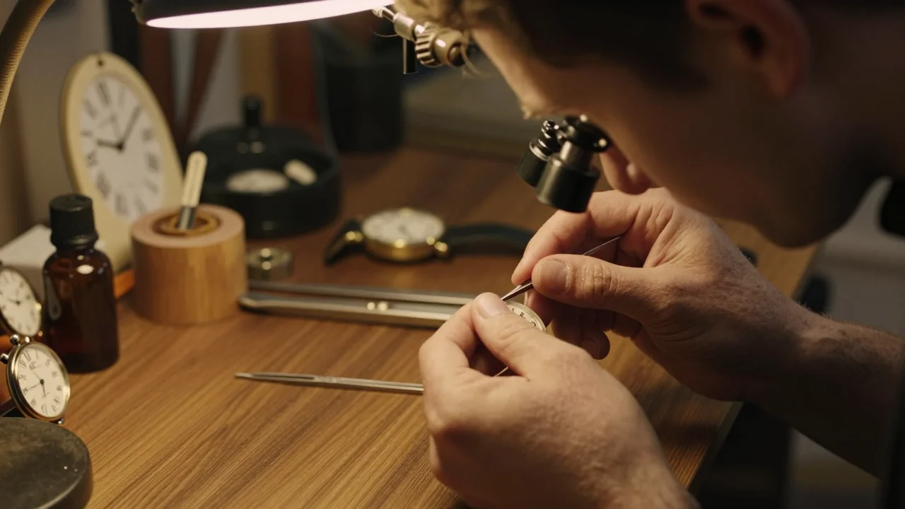 Casque moto vintage posé sur une table avec harnais métallique et mousse intérieure visible - illustration 2