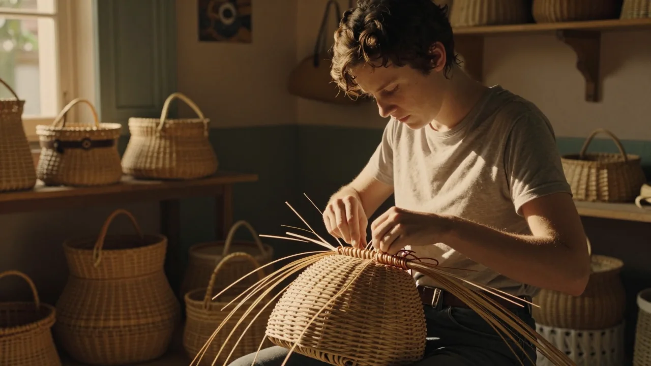 Microphone à membrane large posé sur support, test de directivité avec interface audio et smartphone - illustration 2