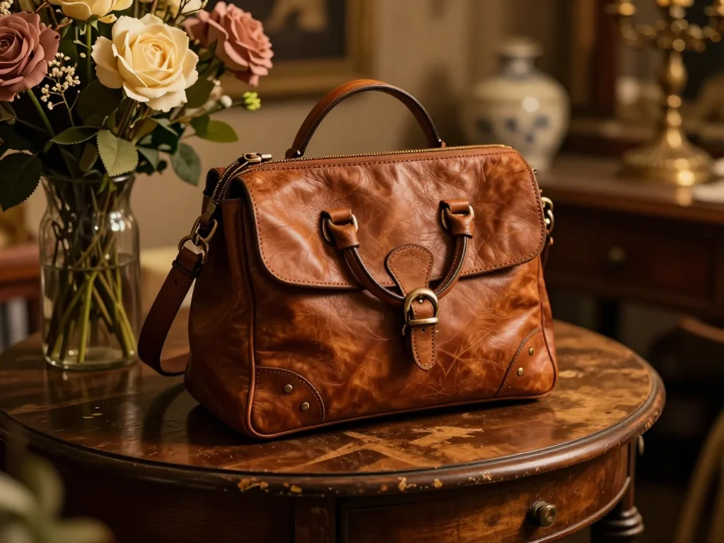 Tente familiale dépliée sur pelouse avec notes d'usure visibles et piquets rangés à côté - illustration 1