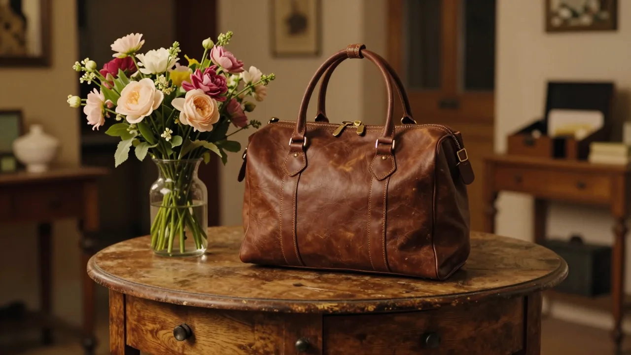 Tente familiale dépliée sur pelouse avec notes d'usure visibles et piquets rangés à côté - illustration 2