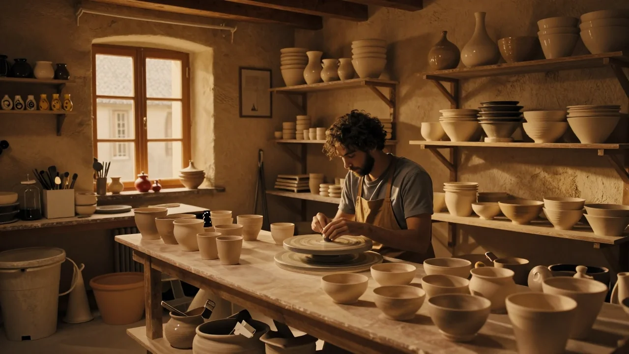 Table de mixage Pioneer DJ ouverte sur un établi avec multimètre et logiciel Mixxx affichés sur un écran - illustration 2