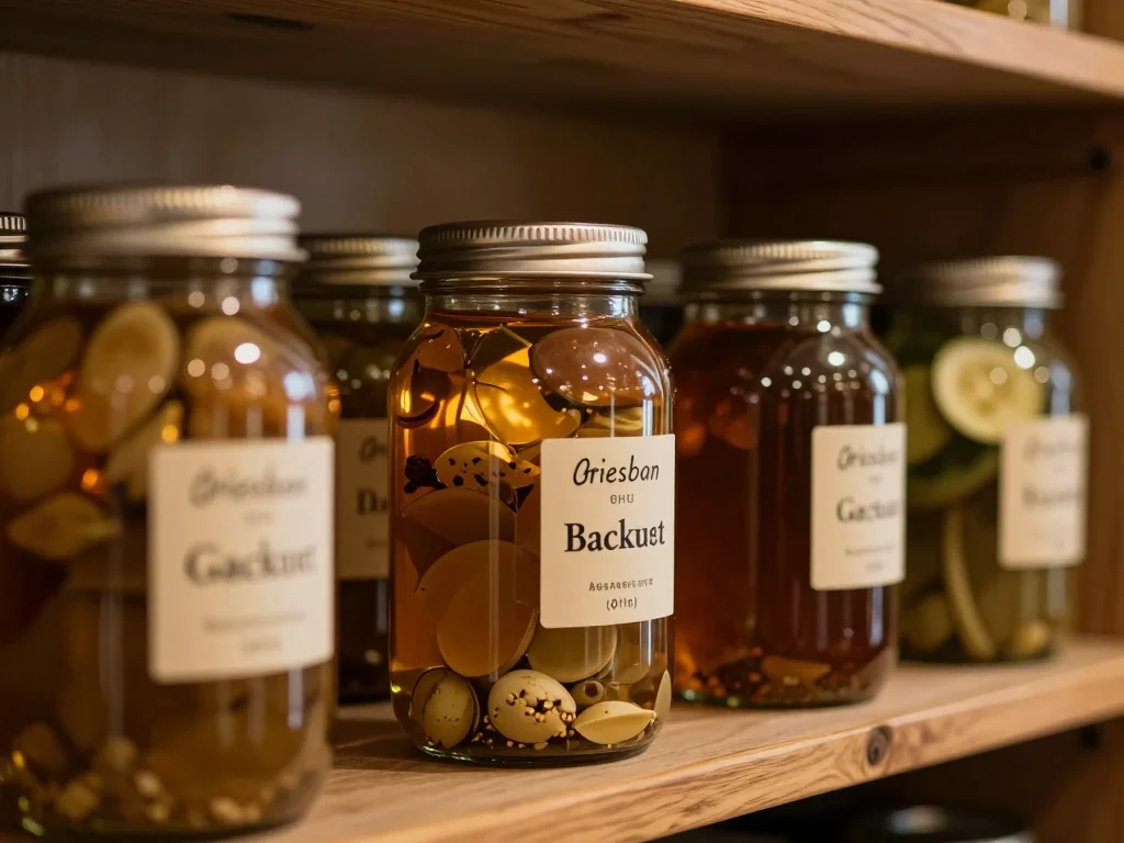 Paire de chaussures de randonnée en cuir pleine fleur avec semelle Vibram, posée sur fond neutre pour une vente en ligne - illustration 1