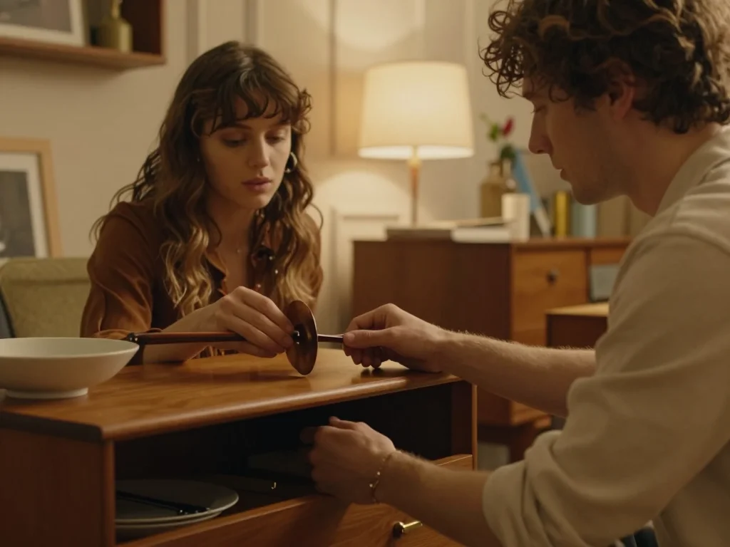 Cocotte en fonte avec revêtement huile de lin brillant et balance de cuisine à côté - illustration 1