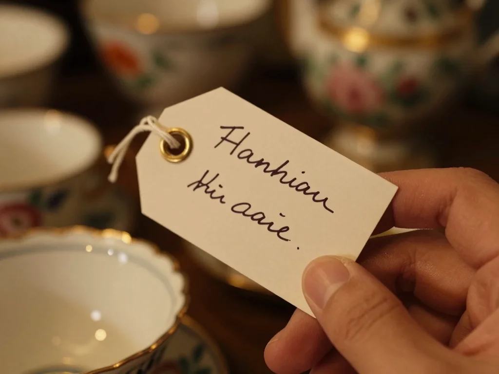 Veston en cuir vintage posé à plat avec loupe d'inspection sur les coutures d'épaule et la glissière - illustration 1